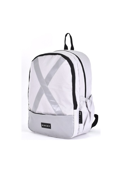 Sisley Okul Sırt Çantası Unisex Çok Gözlü Günlük Seyahat Sırt Çantası Gri