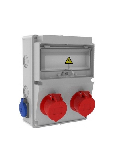 Bemis Bd2-2218-2020 Ön 2 Ad. 5/16a. 380v. Yan 2 Ad. 1/16a. 220v. Prizli Kombinasyon