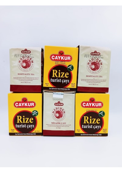 Çaykur Nadidem Misafir Çayı 3 x 100 G + Çaykur Turist Çayı 3 x 100 G