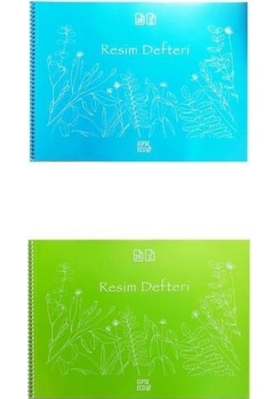 Gıpta Eco Resim Defteri 35x50 Spiralli 25 Yp