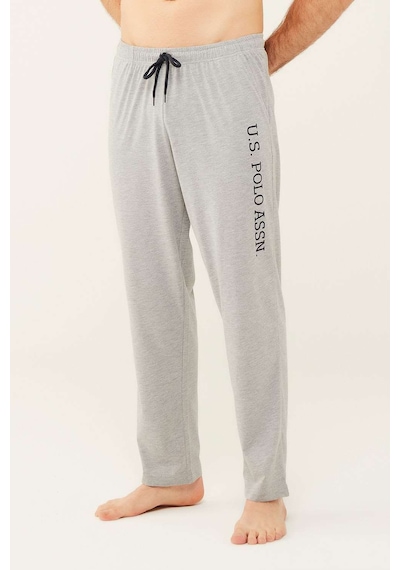 U.S. Polo Assn. Erkek Gri Melanj Pijama Altı 18471