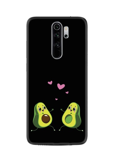 Xiaomi Redmi Note 8 Pro Kılıf Silikon Desen Özel Seri Aşık Avokadolar 1642