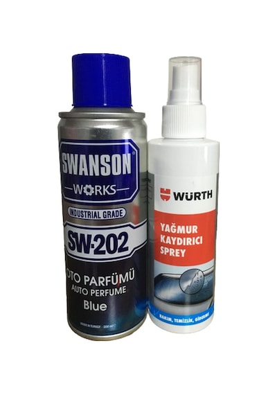 Swanson Works Oto Parfümü 200 Ml + Würth Yağmur Kaydırıcı Sprey