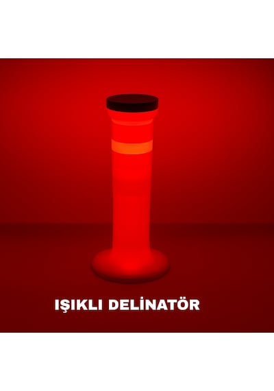 Işıklı Delinatör - Güneş Enerjili Delinatör 75 Cm