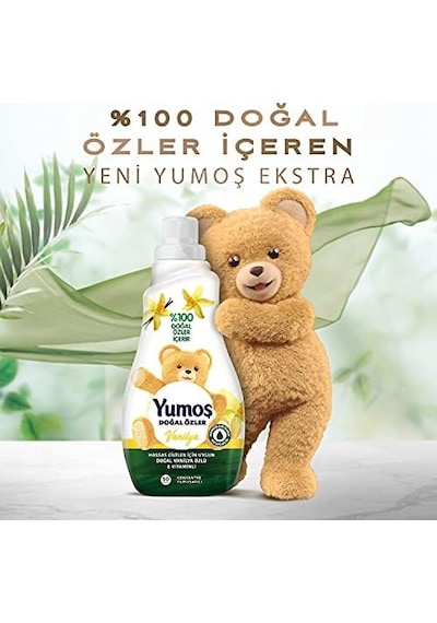 Konsantre Çamaşır Yumuşatıcısı Vanilya 1200 Ml 50 Yıkama 1 Adet 1000'li Set