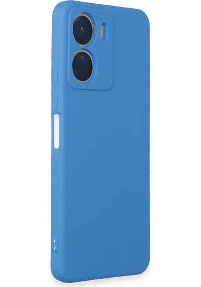 Newface Vivo Y16 Kılıf First Silikon - Mavi