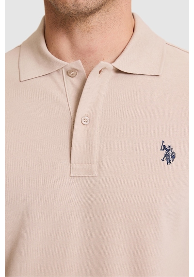 U.s. Polo Assn. Erkek Taş Tişört Basic 50322347-vr049 Taş Rengi