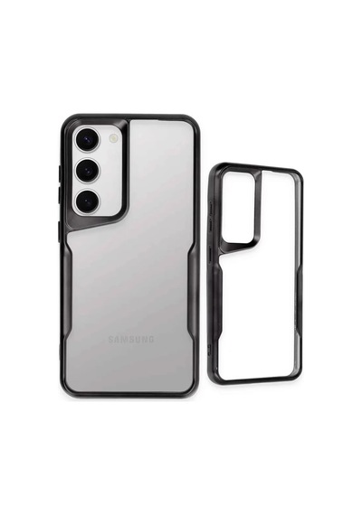 Newface Samsung Galaxy S23 Kılıf Boyi Silikon Kapak - Siyah