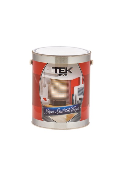 Tek Süper Lüks Sentetik Yağlı Boya 3,75 Lt 5 Kg Siyah Tek Süper Lüks Sentetik Yağlı Boya 3,75 Lt 5 Kg Siyah