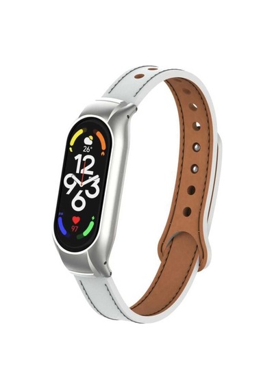 Xiaomi Mi Band 7 Uyumlu Kordon Kayış Deri Krd-68