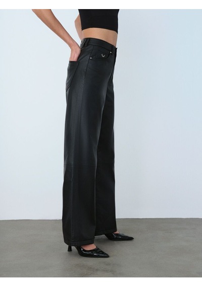 LOFT Baggy Fit Kadın Pantolon Lf2036768 Q1.v1 Siyah