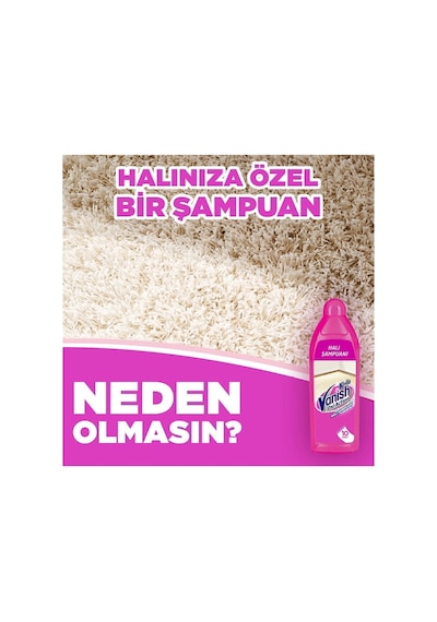 Halı Şampuanı Makinede 850 Ml X 2 2'li Set