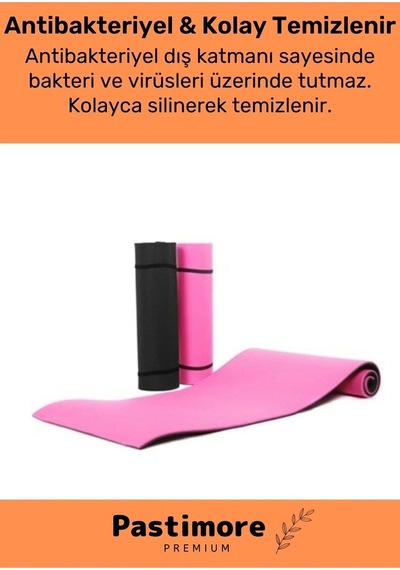 Enenstyle Su Geçirmez Konfor Modeli Taşıma Askılı Çift Taraflı Kamp Zemin Çadır Uyku Matı Pembe Yer Minderi Pembe Pembe