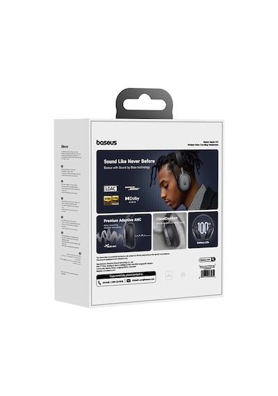 Baseus Inspire Sound By Bose XH1 Bluetooth 6.0 Kulak Üstü Kulaklık