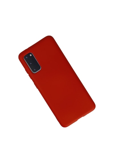 Samsung Galaxy S20 Uyumlu Kılıf Nano İçi Kadife Silikon - Kırmızı