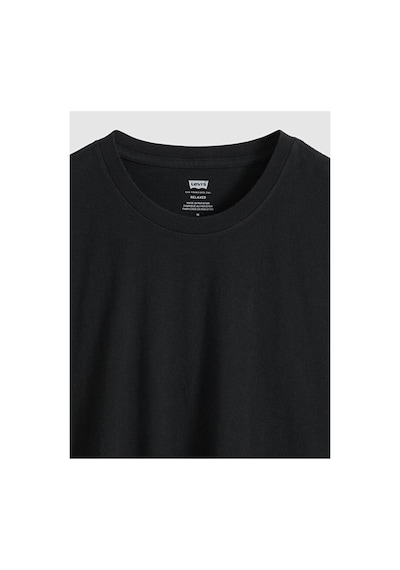 Levi's Essential Erkek Relaxed Siyah Bisiklet Yaka Tişört 008br-0000-16334