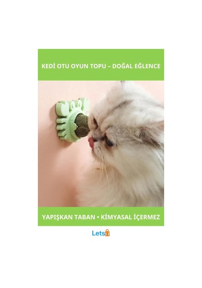 Yenilebilir Yengeç Kedi Otu Oyun Topu Doğal Ve Güvenli