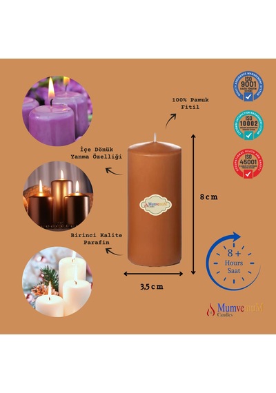 Bar Mum 6 Lı Paket Kahve Rengi Kahverengi