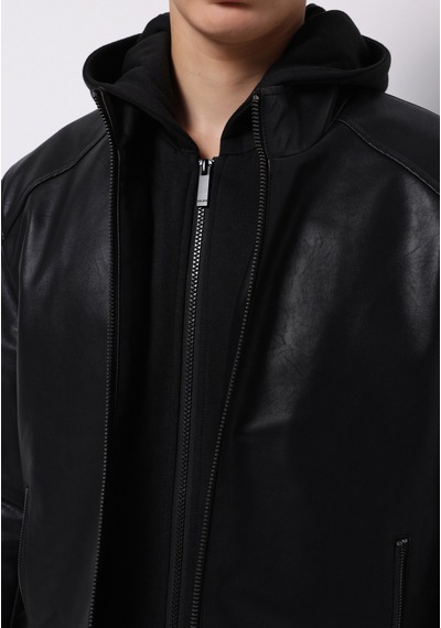 Colin's Colins Slim Fit Erkek Siyah Mont Pu Cl1076180 Q1.v1 Blk Siyah