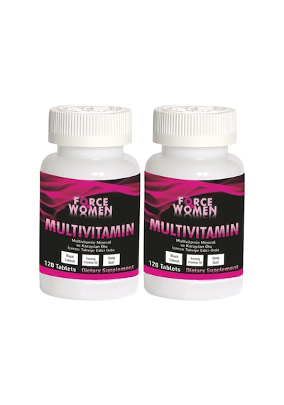 Force Women Kadın Bayan Multivitamin Karayılan Otu 2 Adet 120