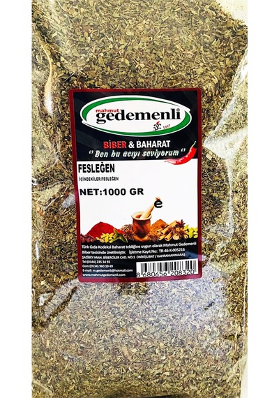 Mahmut Gedemenli Fesleğen 1 KG