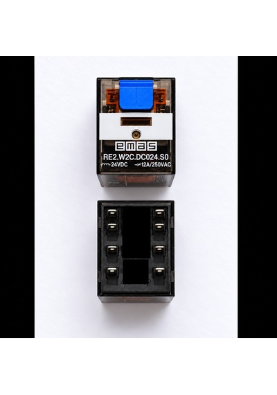 Emas Re2.w2c.dc024 ,24vdc 2a2k/12a Kalın-8pin Röle