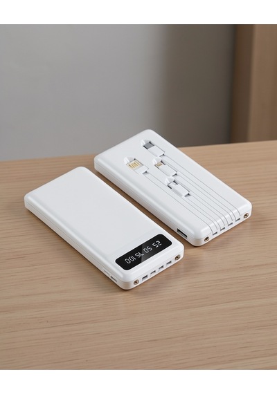 Powerbank 20.000 Mah 4 Çıkışlı Taşınabilir Uzun Pil Ömürlü Çok Renkli 46756246