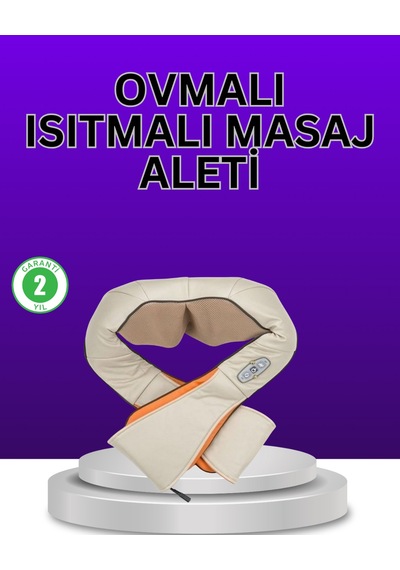 Lexroo Isıtma Fonksiyonlu Ovmalı Boyun Omuz Ve Vücut Masaj Cihazı Rahatlatıcı Çok Renkli