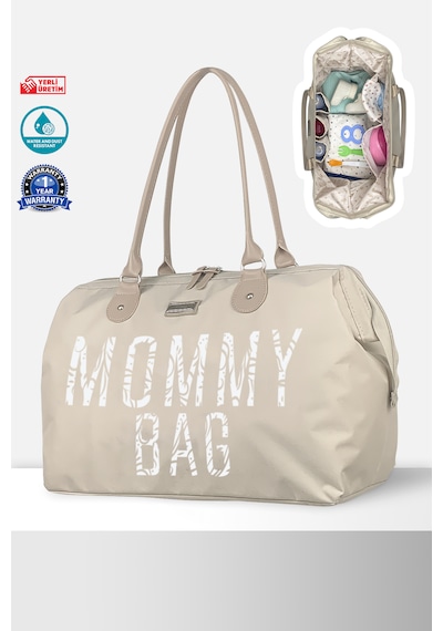 Stylo Mommy Bag Usa Anne Bebek Bakım Ve Kadın Çantası Beıge Bej