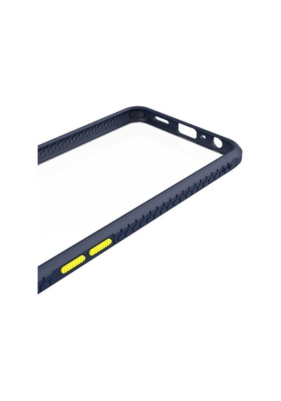 Kilifone - Oppo A74 4g Uyumlu Kılıf Arkası Şeffaf Renkli Kenarlı Kaff Kapak - Mor - T17854