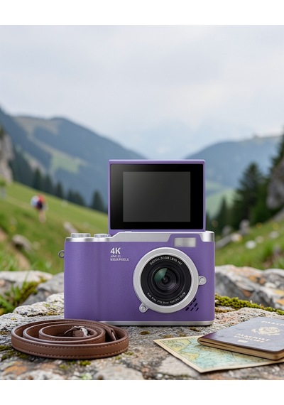 Vlog Kamera 4k 48 Mp Flip Ekranlı Uczzzlk007fotoğrafmakinesimor-1