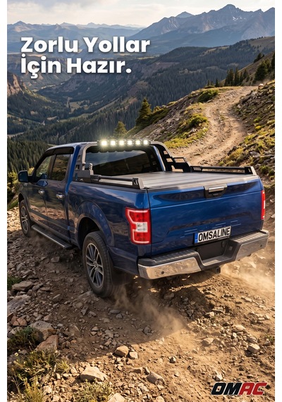 Ford Ranger F150 2014-2020 Uyumlu Araca Özel Dakar 170 Cm Rollbar Ledli