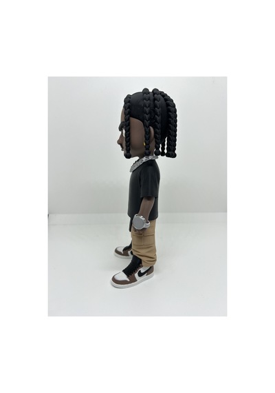 Travis Scot Figür 20cm-3d Baskı-kolleksiyonluk Biblo