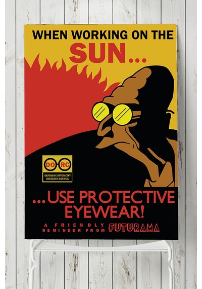 Futurama Eğlenceli Mizahi Poster