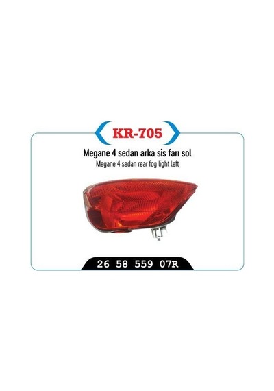 Sis Farı Arka Sol Megane Iv Sedan Model