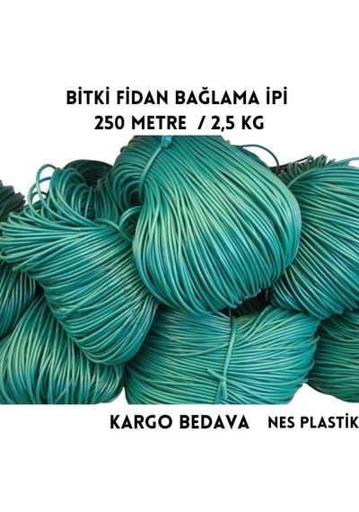 Bitki Fidan Bağlama İpi - 250 Metre / 2,5 Kg - Fidan Bağlama İpi