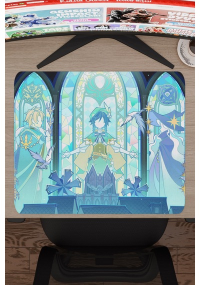 Venti Genshin Impact Anime Gacha V3 - 48x40 Xl Gaming Mouse Pad Fare Altlığı