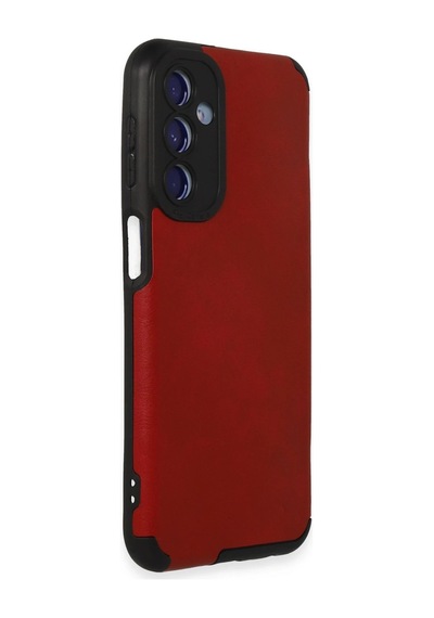 Gld-spt- Newface Samsung Uyumlu Galaxy M34 5g Kılıf Loop Deri Silikon - Kırmızı