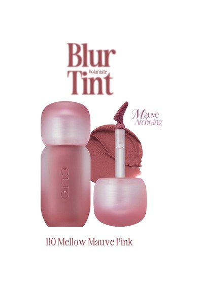 Blur Efektiyle Dolgun Görünüm Sunan Kadife Bitişli Tint Clıo Volumate Blur Tint 110 Mellow Mauvepink 110 Mellow Mauve Pink