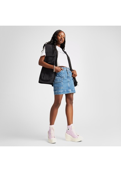 Converse Chuck 70 De Luxe Wedge Unisex Pembe Platform Sneakerdüza07584c