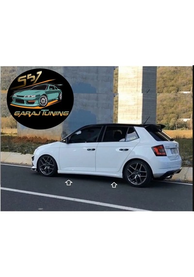 Skoda Fabia Marşpiyel Sağ Sol Takım Fiberglass Boyasız