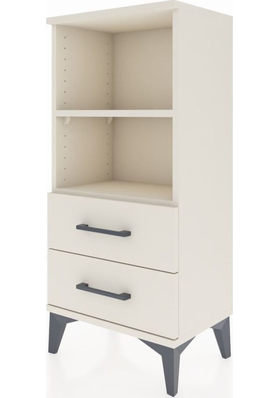 Arges Komodin 2 Raflı 2 Çekmeceli 44x30x96 Aytaşı-aytaşı Aytaşı