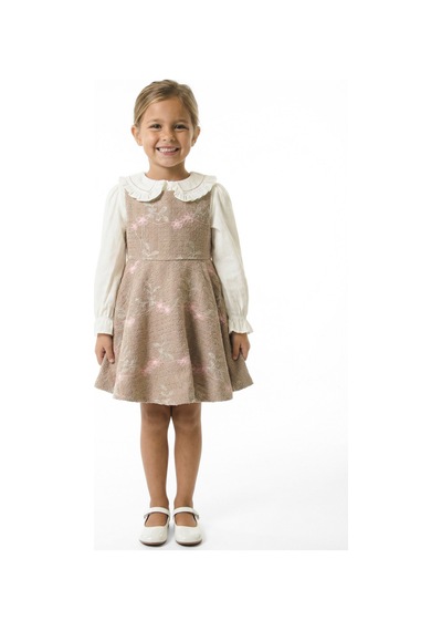 Xo Kids Kız Çocuk Elbise 3-7 Yaş 4772 Pembe