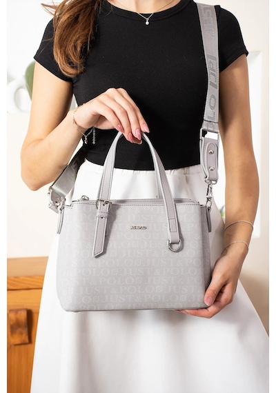 Just Polo Kadın Spor Model Ayarlanabilir Askılı Şık El & Omuz Çantası Shoulder Bag Gri 66112951