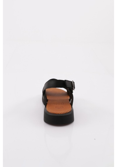 Dgn 3034 Kadin Bilekten Bağlamali Çapraz Bantli Sandalet 3034-207-R1534 Siyah