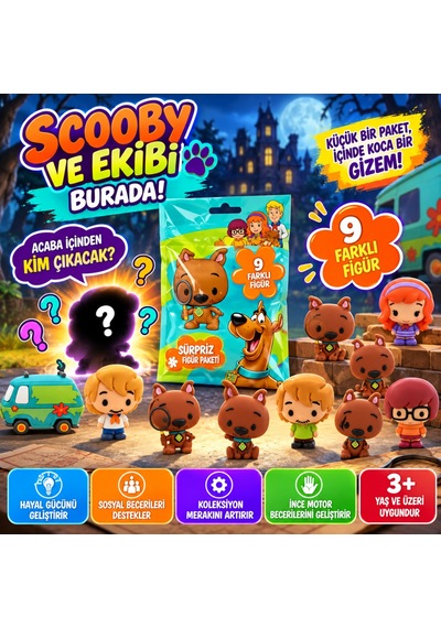 Cool Things Scooby Doo Buddies 3d Sürpriz Figür Paketi