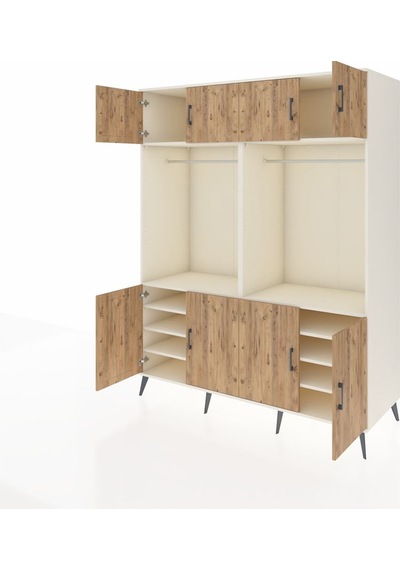 Kronos Gardrop 10 Raflı 8 Kapaklı 2 Askılı 176x59x221 Aytaşı-çam/aytaşı Çam/aytaşı Kronos Gardrop 10 Raflı 8 Kapaklı 2 Askılı 176x59x221 Aytaşı-çam/aytaşı Çam/aytaşı