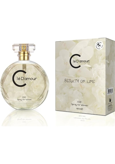Cle D'Amour Beauty Of Life Women Vegan EDP Miskli Çiçeksi Kadın Parfüm 3 x 100 ML