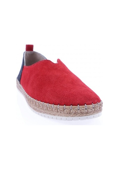 Dgn 1988 Kadin Espadril Ayakkabi 1988-2116-R0808 Kırmızı