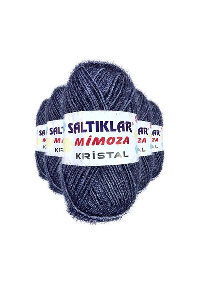 5 Adet Mimoza Kristal Işıltılı Şal Patik Yelek İpi 36 Çok Renkli